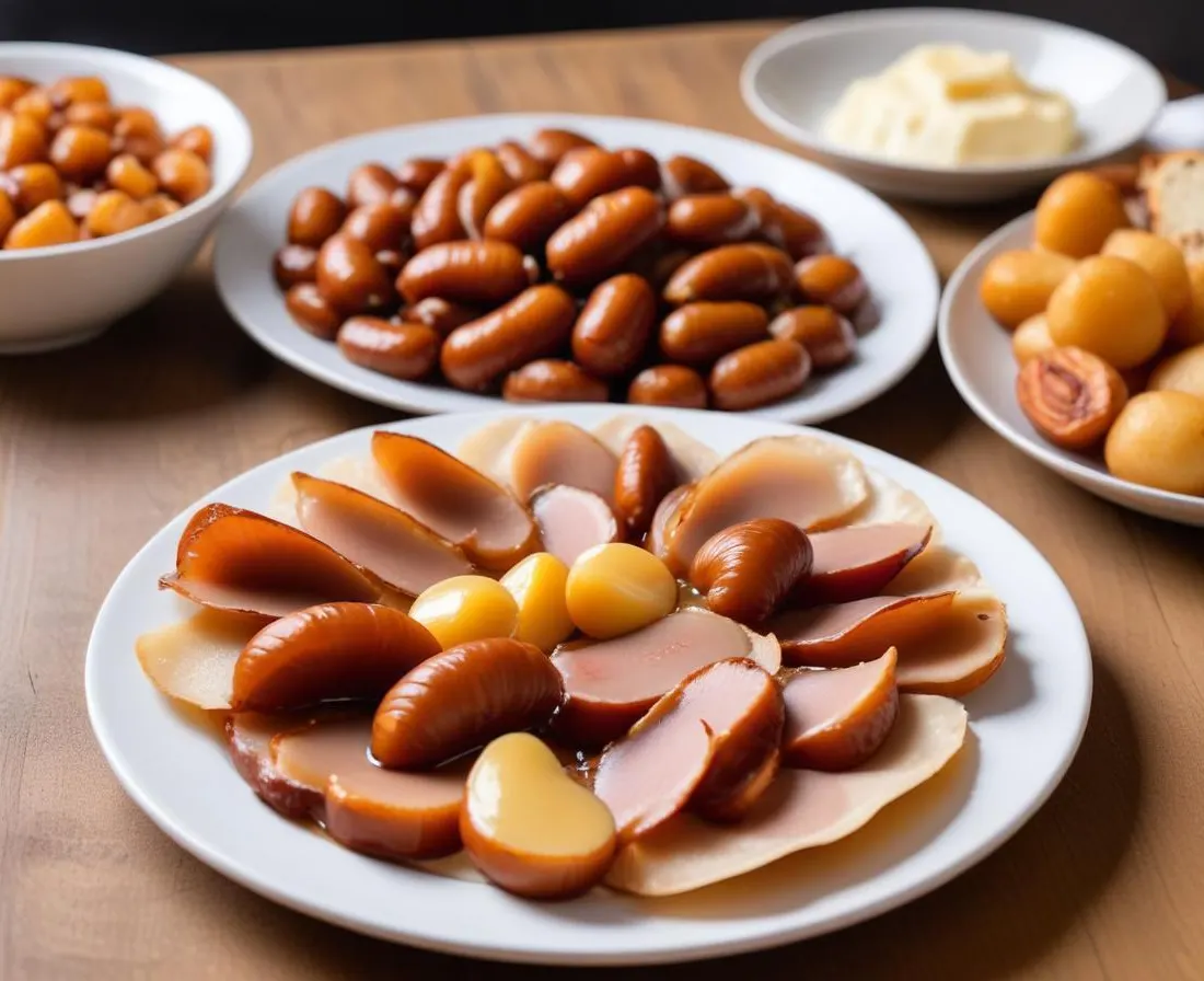 Feuilletés gourmands aux marrons et lard fumé