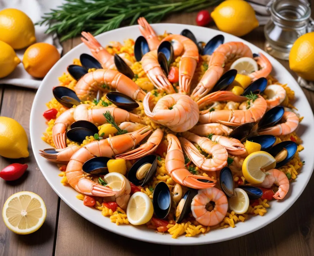 Paella Royale aux Fruits de Mer
