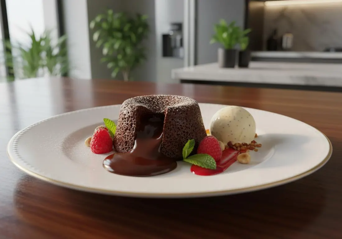 Le Fondant Infiltré au Chocolat Noir