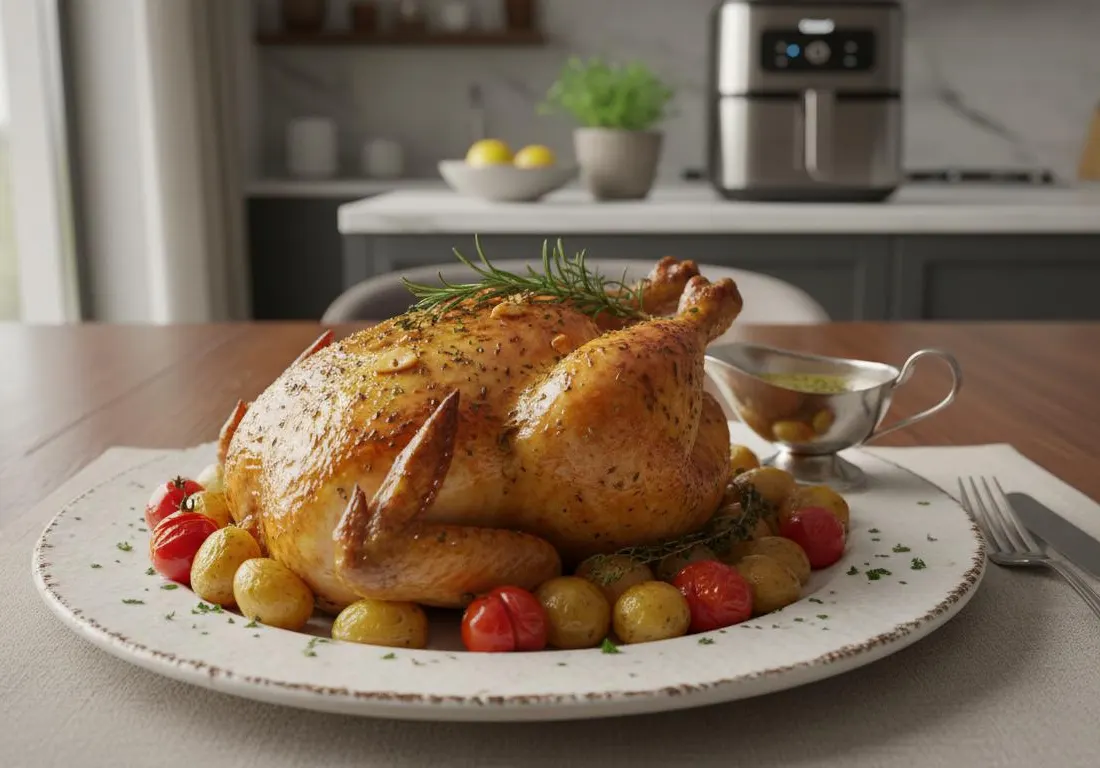 Poulet Rôti aux Herbes à l'Air Fryer Cosori