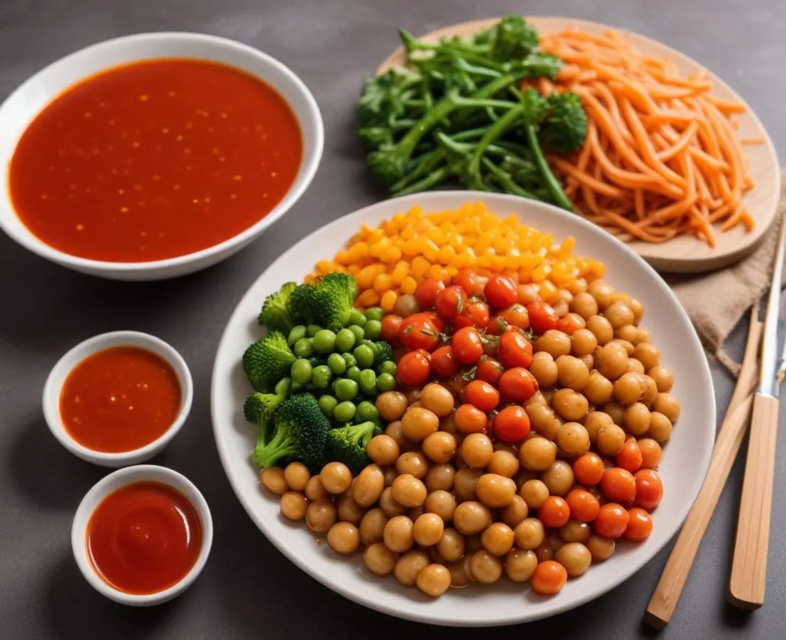 Légumes sautés à la sauce soja