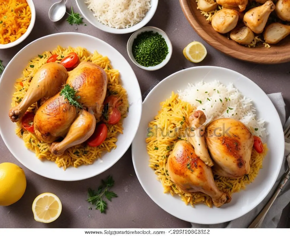 Poulet à la Provençale et Riz Basmati