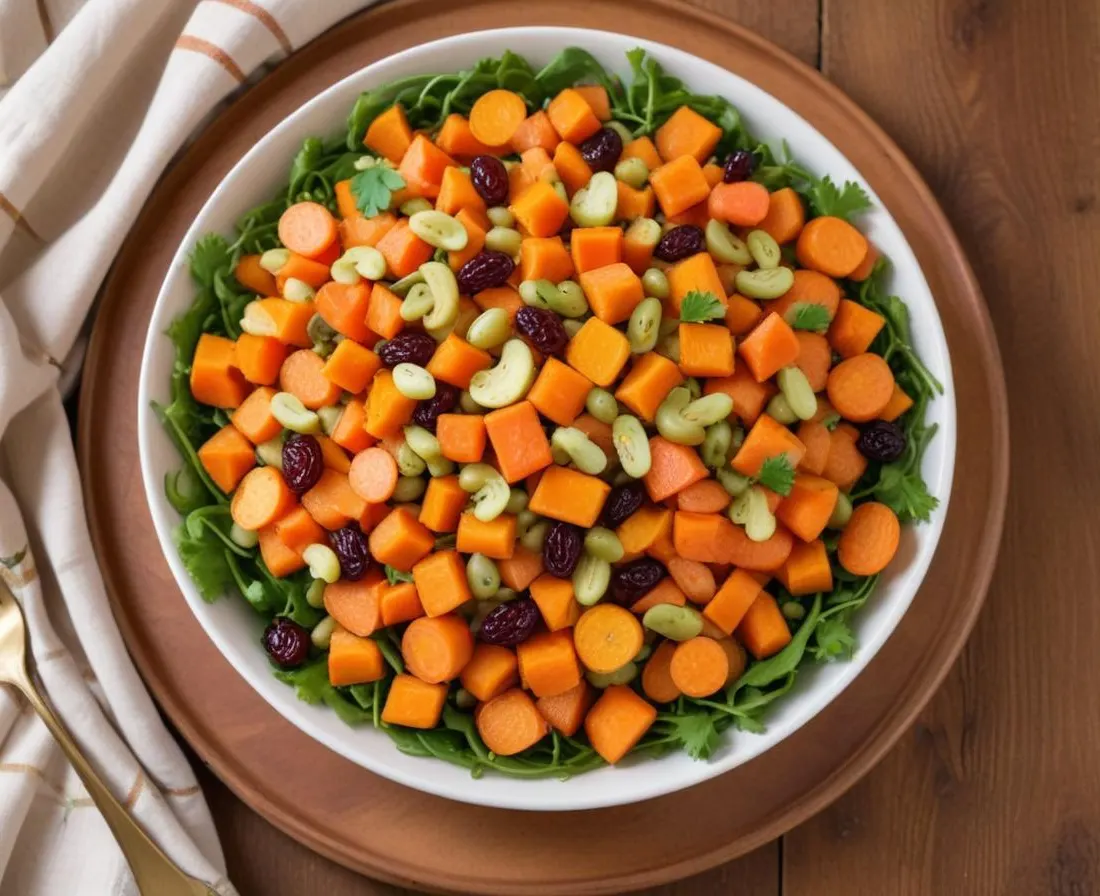 Salade de Carottes Râpées à la Coriandre et aux Raisins Secs