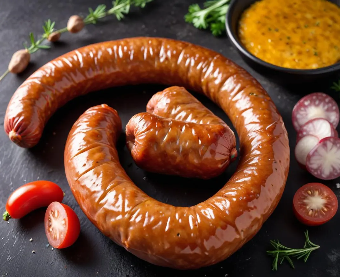 Saucisse de Montbéliard croustillante à l'Air Fryer