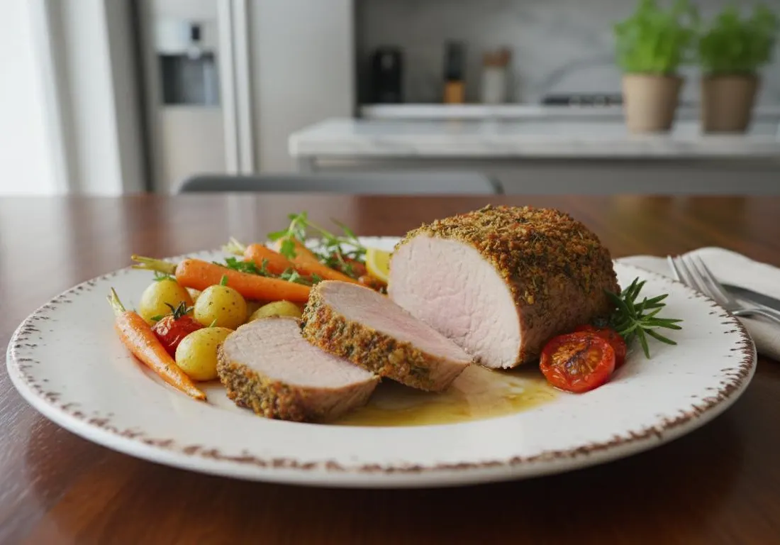 Filet Mignon de Porc Rôti à l'Airfryer aux Herbes