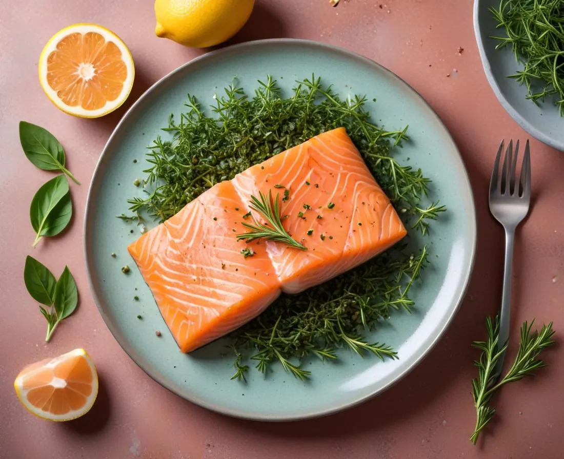 Pavé de Saumon Croustillant aux Herbes Fraîches