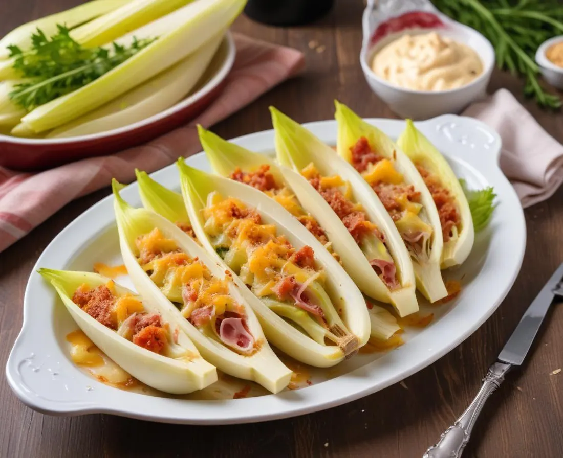 Endives au jambon gratinées