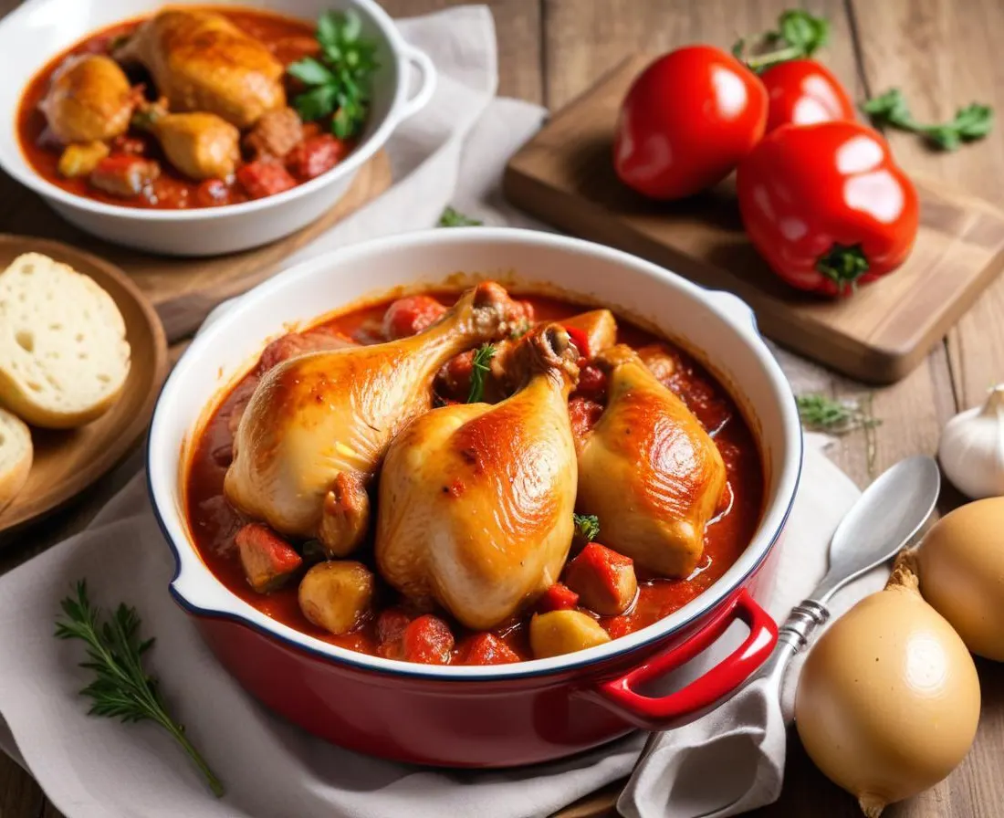 Poulet Basquaise Traditionnel