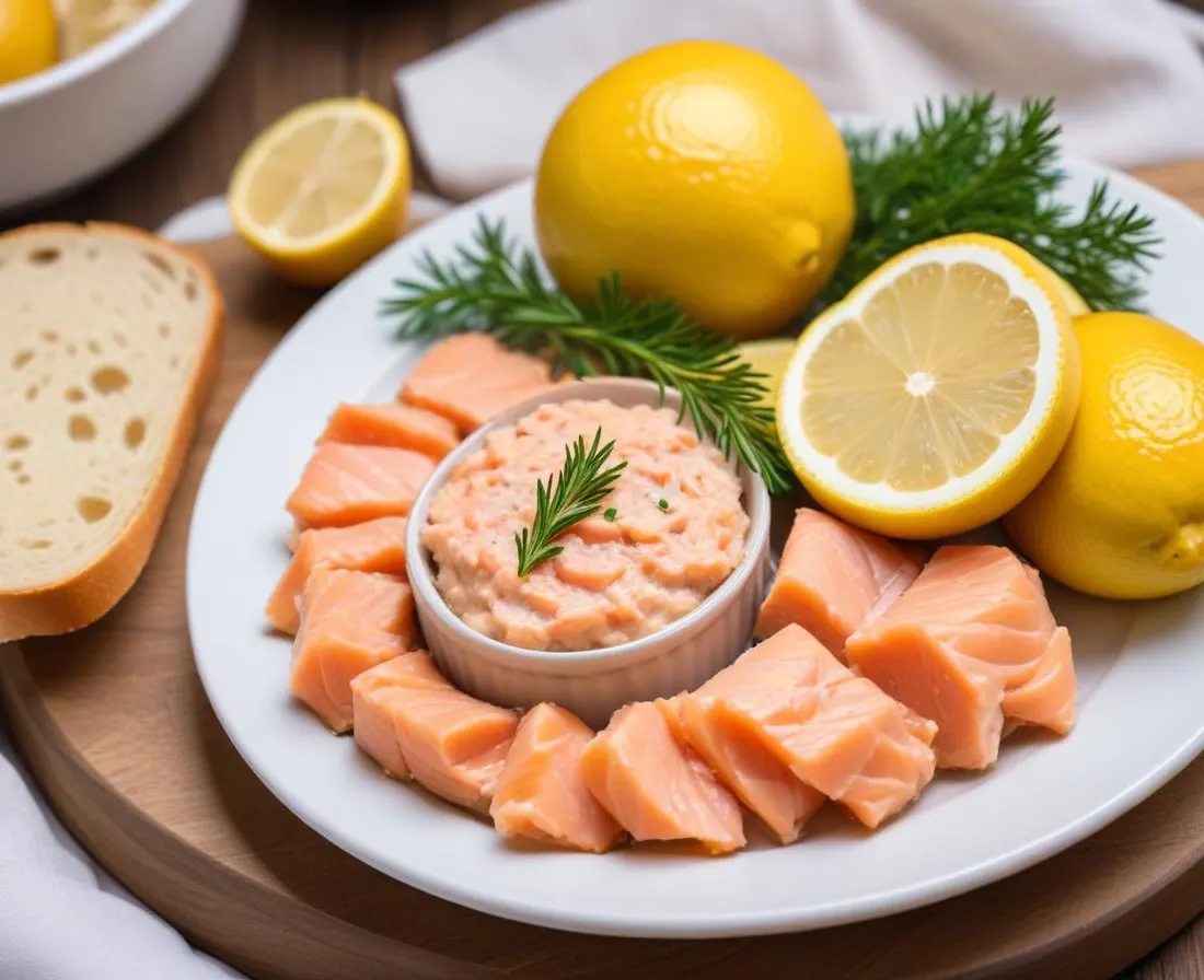 Rillettes de Saumon Fumé Fraîches au Citron et à l'Aneth