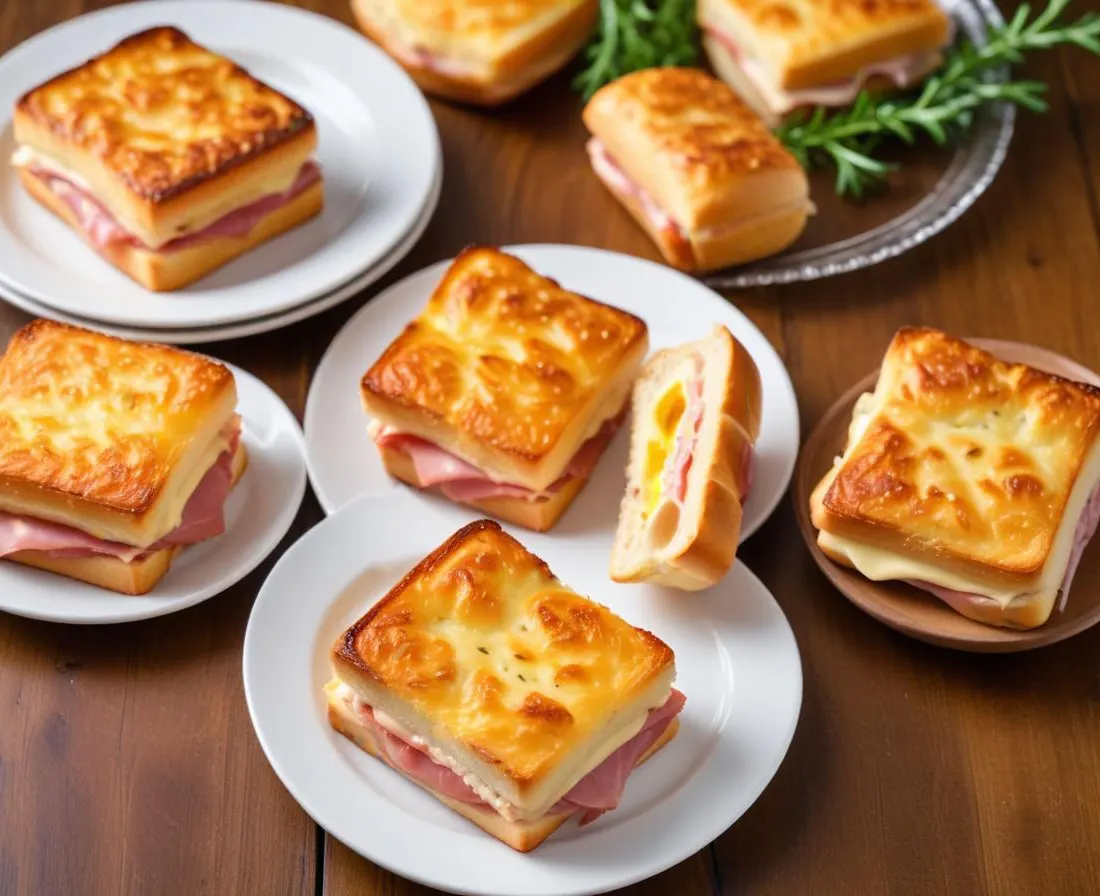 Mini Croques-Monsieur au Jambon Fumé
