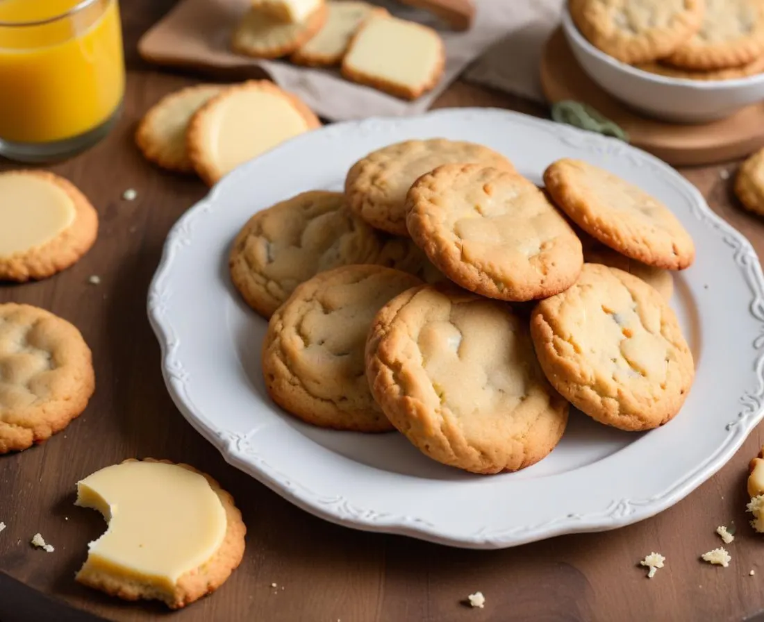 Cookies Salés à la Moutarde à l'Ancienne et au Gruyère