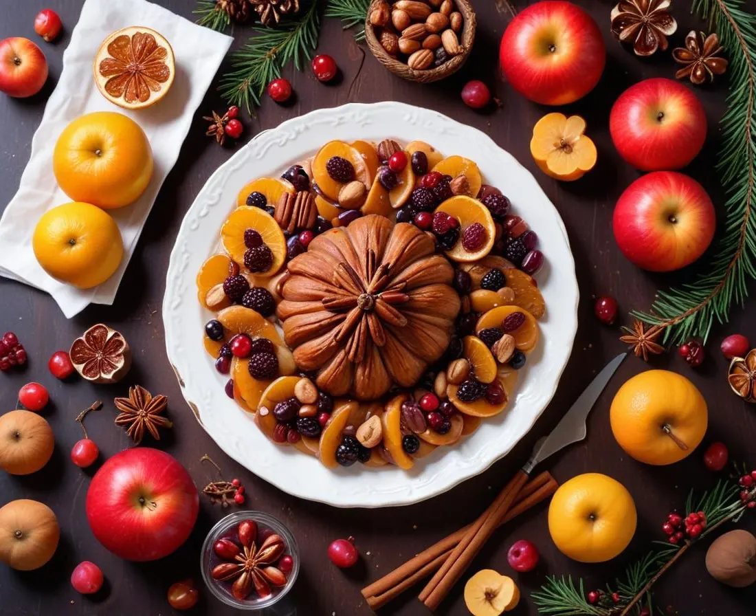 Chapon aux Marrons et Fruits Secs, Cuisine d'Hiver Festive