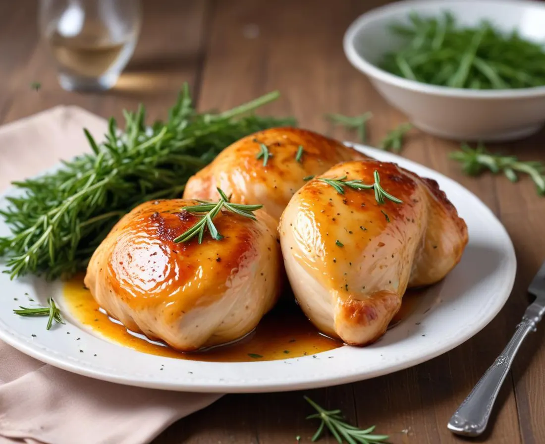 Poulet Rôti Fondant aux Herbes de Provence