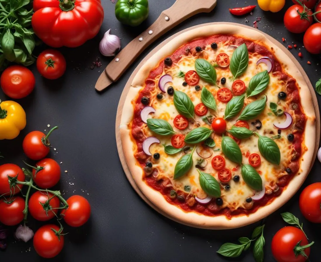 Pizza Maison aux Légumes de Saison