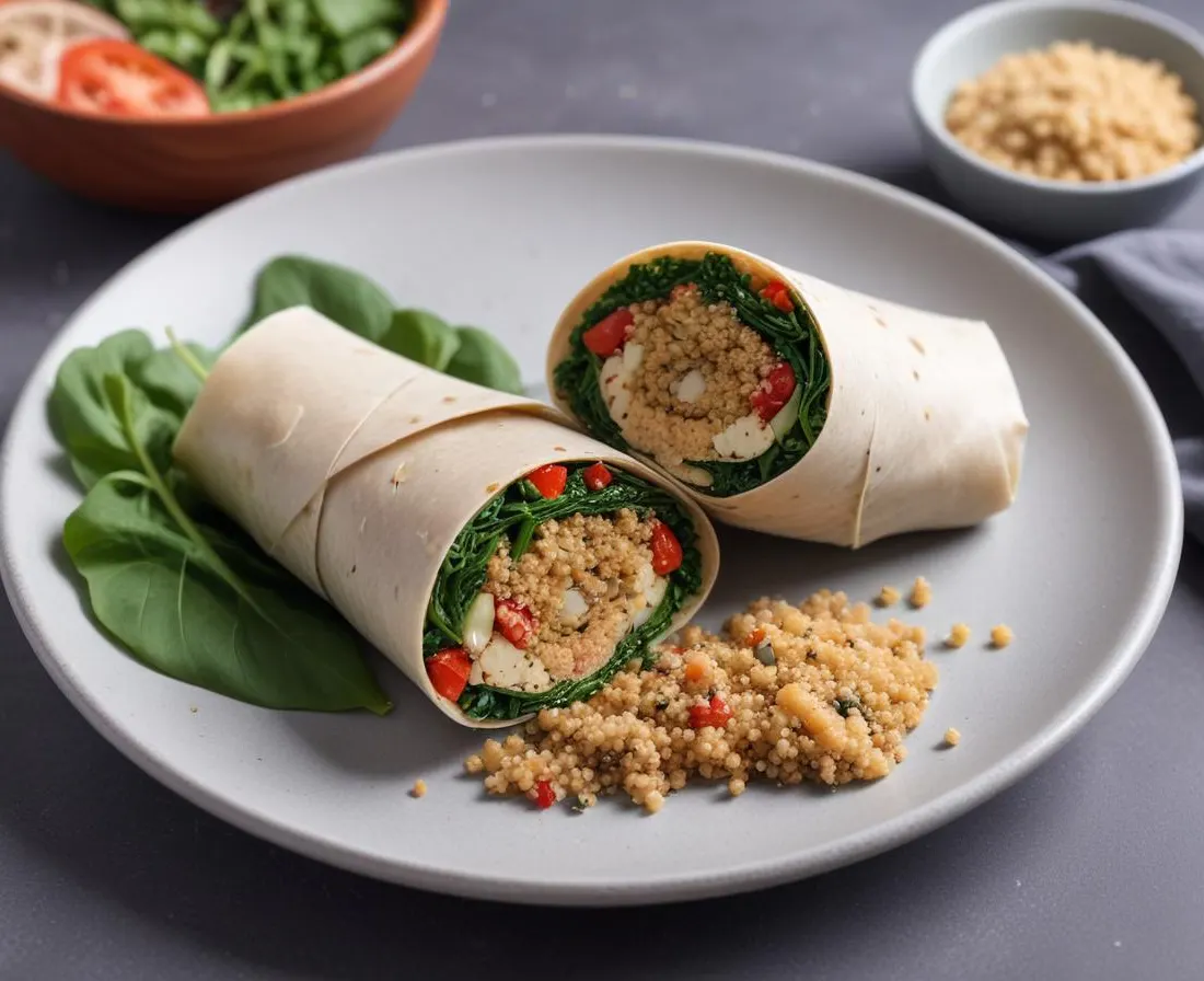 Wrap au Quinoa et Épinards