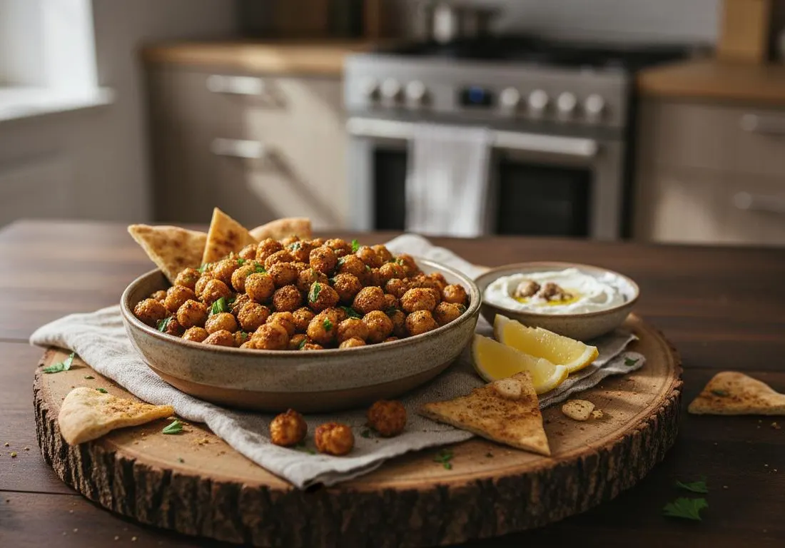 Pois Chiches Grillés Croustillants au Airfryer Cosori