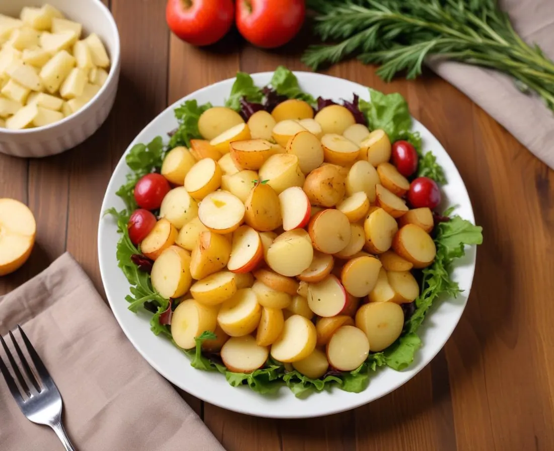 Salade de pommes de terre à la moutarde