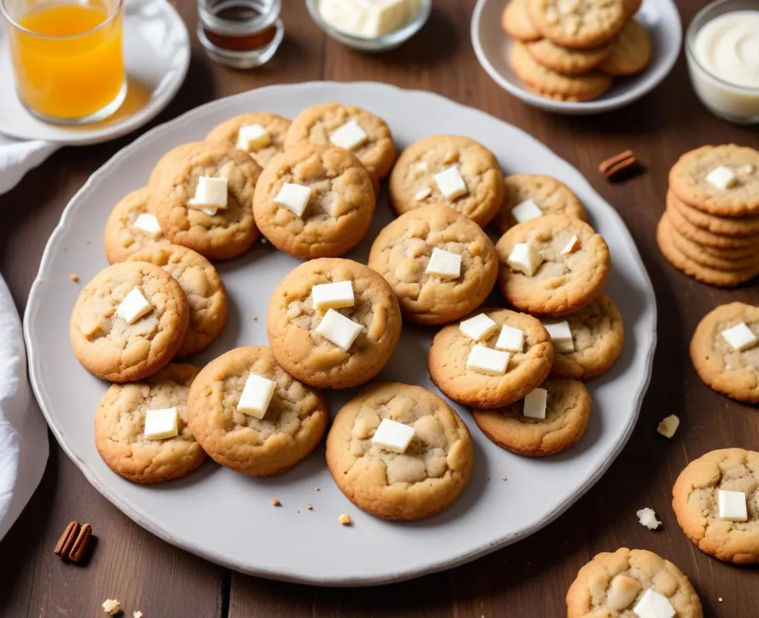 Cookies salés chèvre, noix et miel