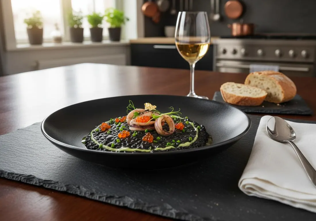 Risotto Noir au Mystère de l'Encre