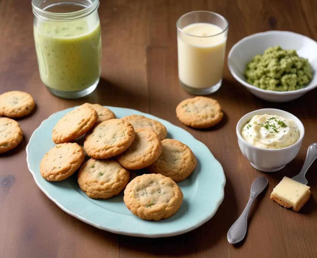 Cookies Salés aux Algues et Fromage Frais