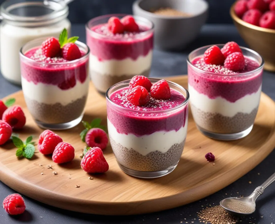 Pudding de Chia Coco-Framboise Rafraîchissant