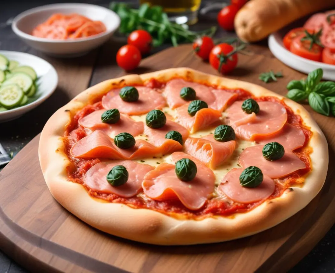 Pizza Saumon Fumé à l'Aneth