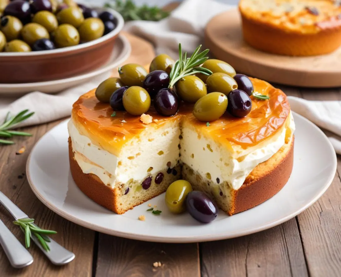 Cake aux Olives et Feta