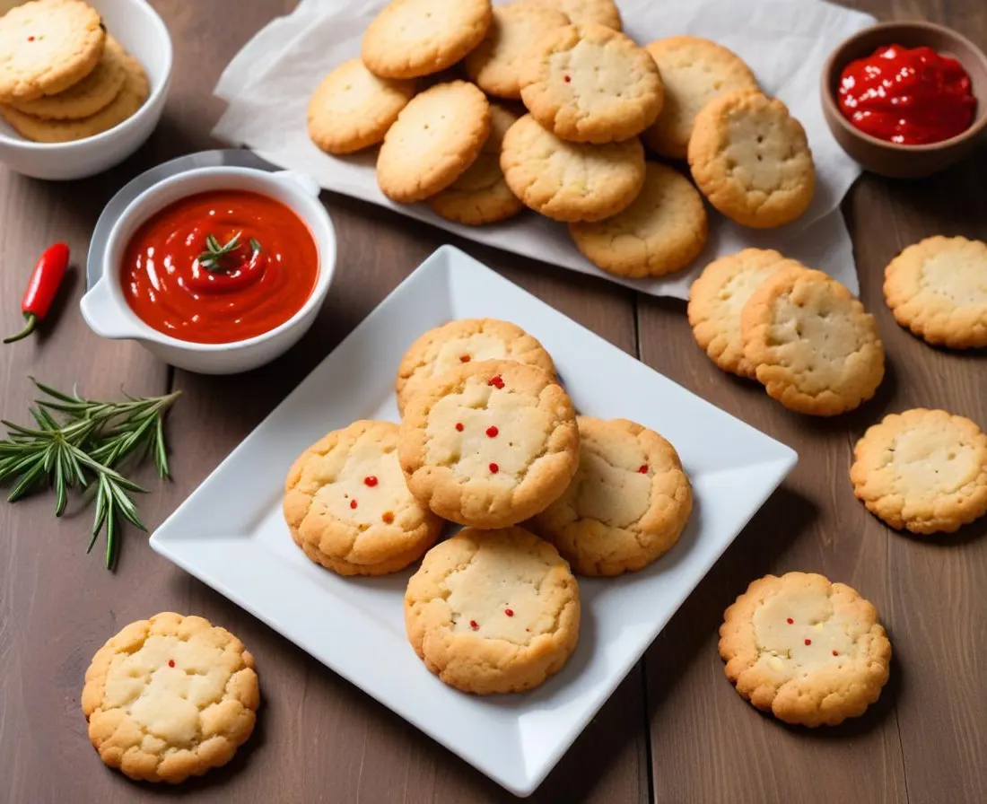Cookies salés au chèvre et piment d'Espelette