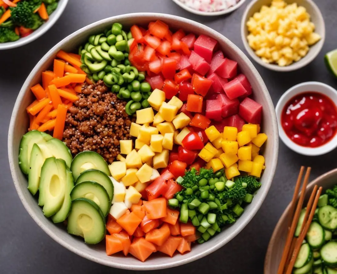 Poke bowl veggie