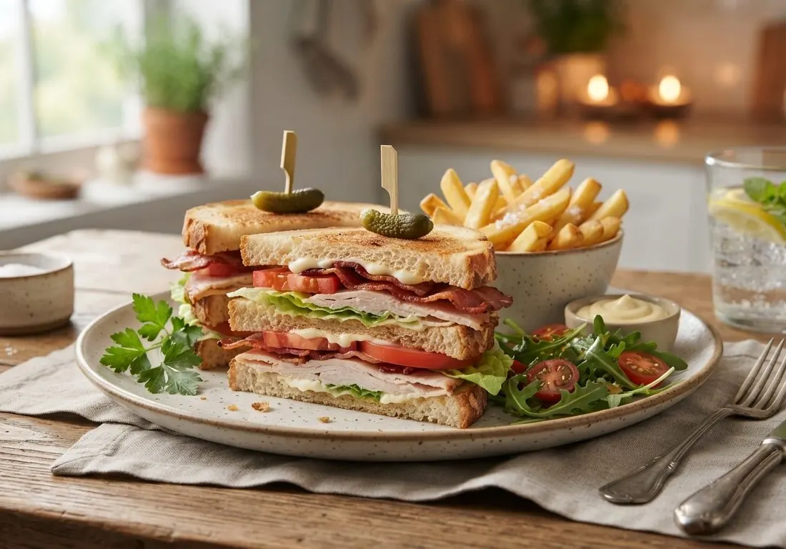 Club Sandwich Authentique à la Dinde et au Bacon