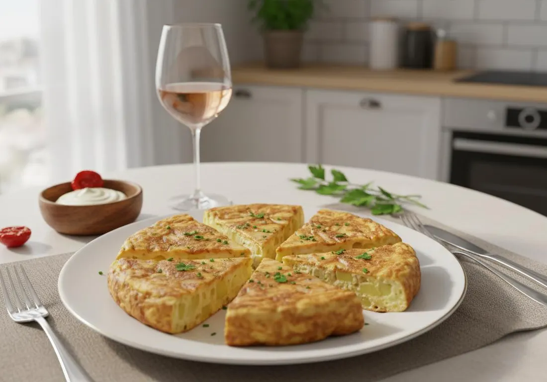 Tortilla Espagnole Légère au Airfryer Cosori 10L