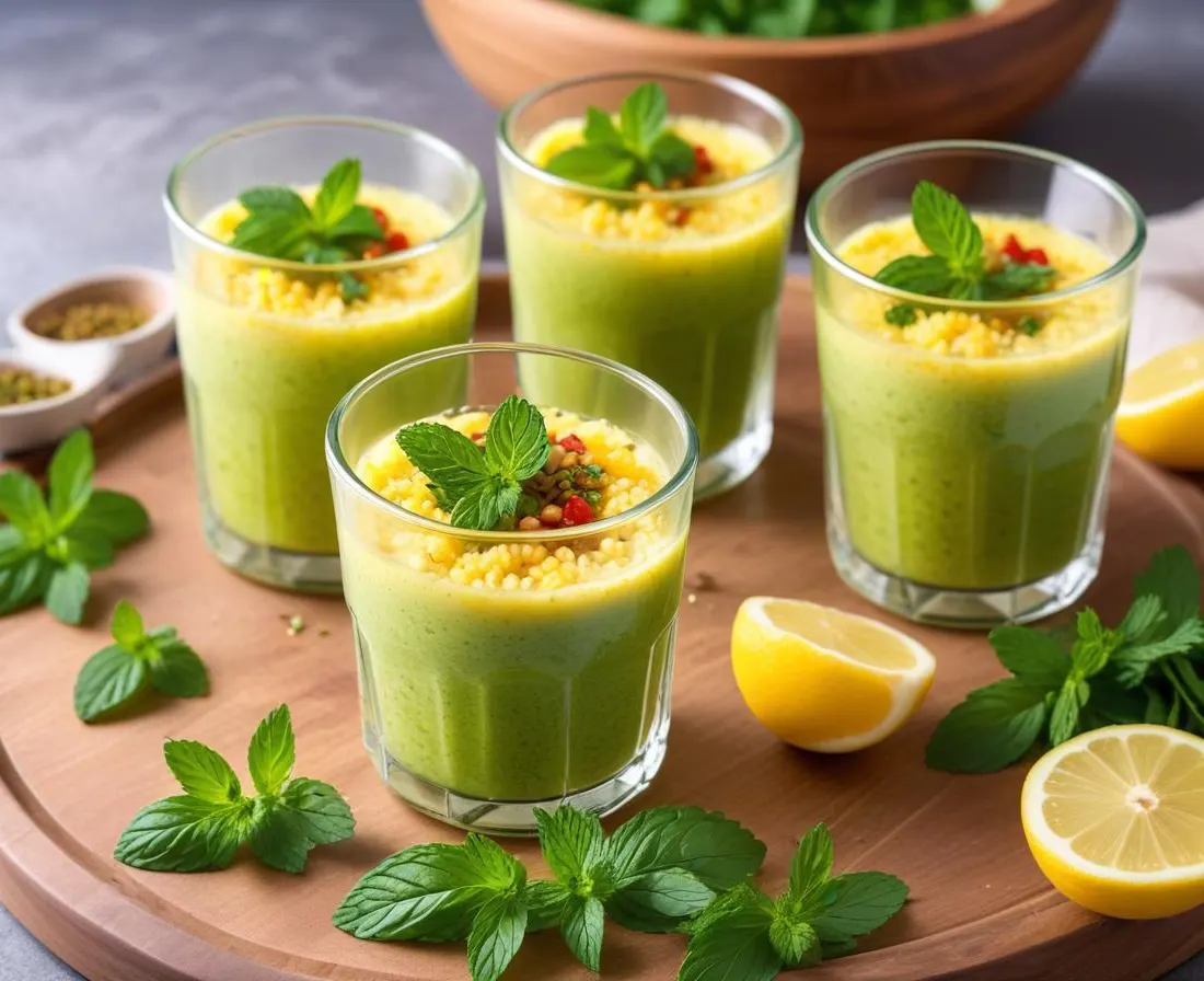 Verrines de Taboulé Libanais à la Menthe Fraîche