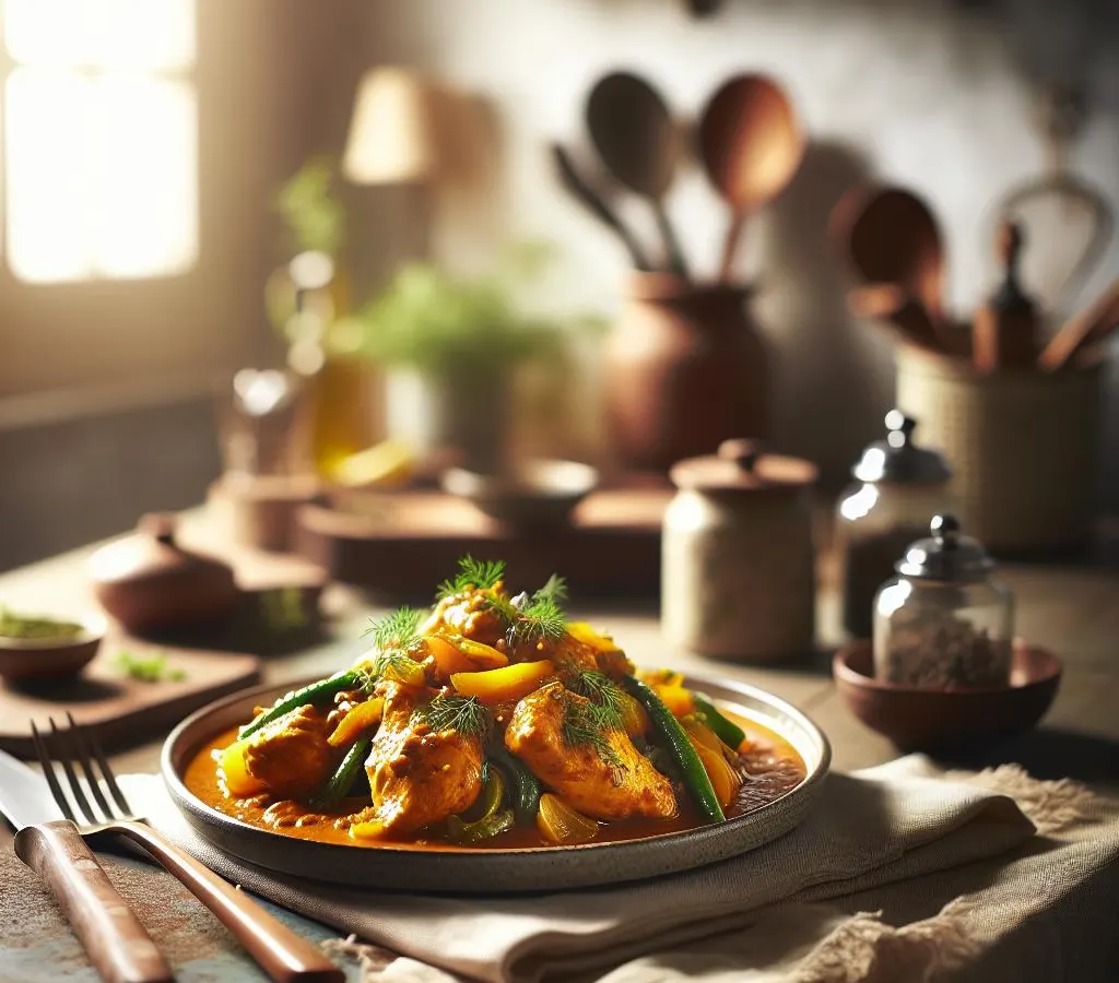 Poulet au curry