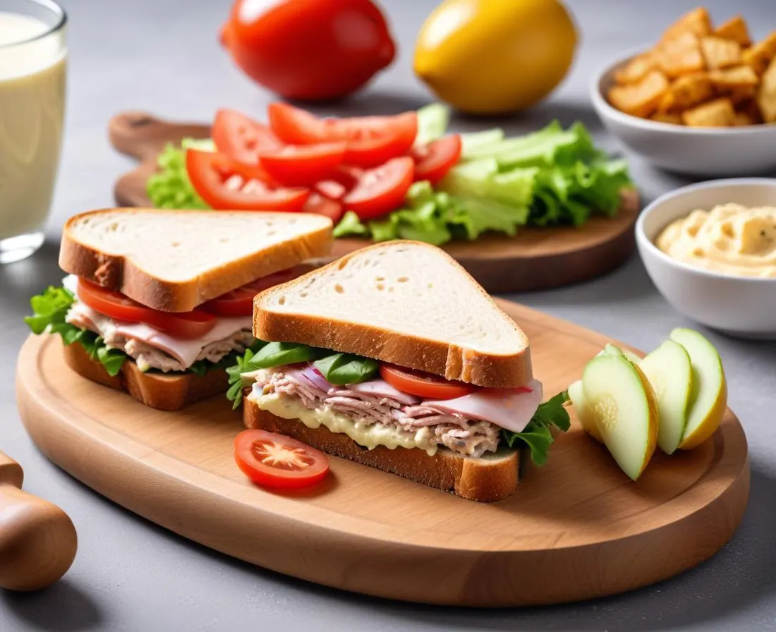 Sandwich Fraîcheur au Thon et Crudités