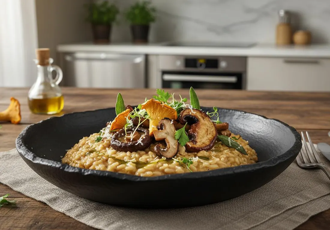 Le Risotto de l'Infiltré aux Champignons