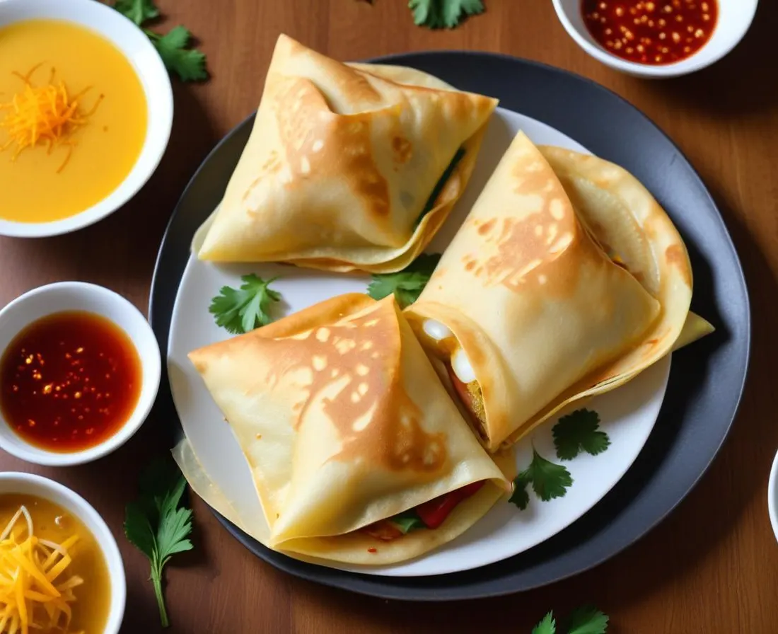 Banh Xeo: Crêpes Vietnamiennes Croustillantes