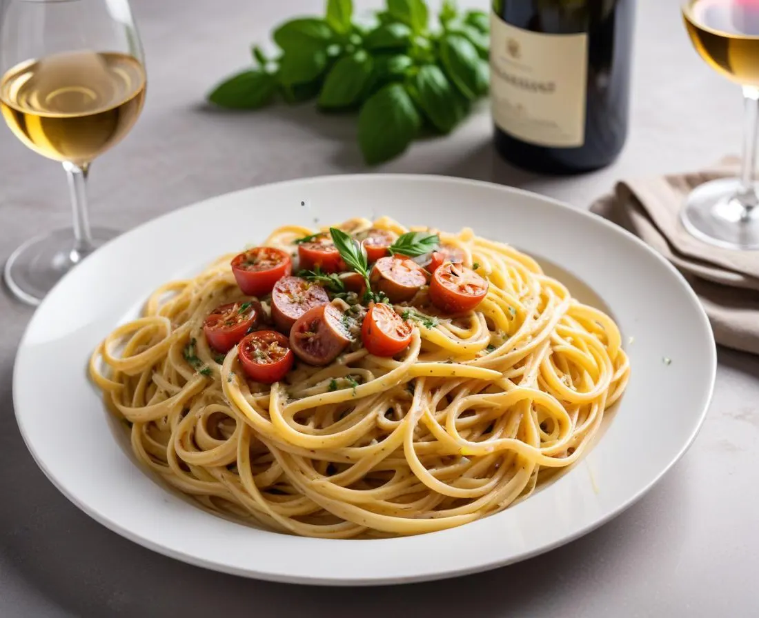 Linguine aux palourdes et vin blanc