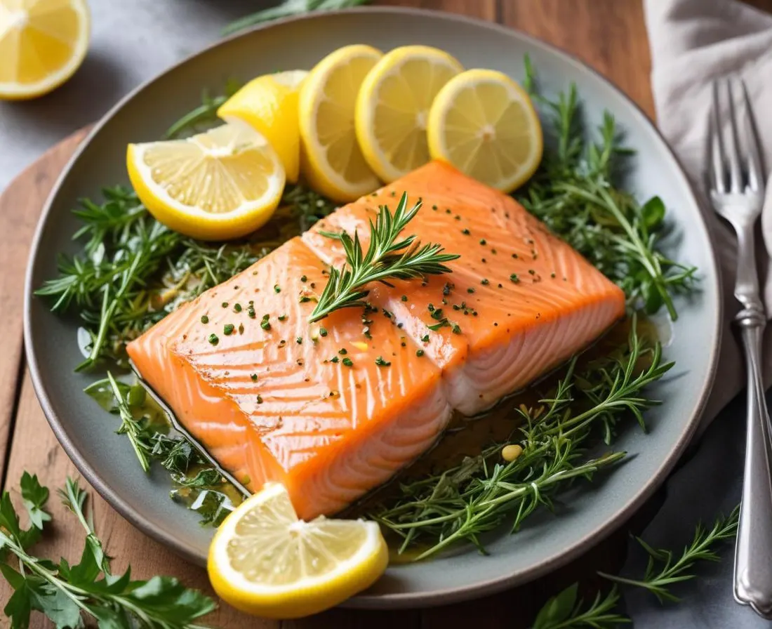 Saumon au Citron et aux Herbes
