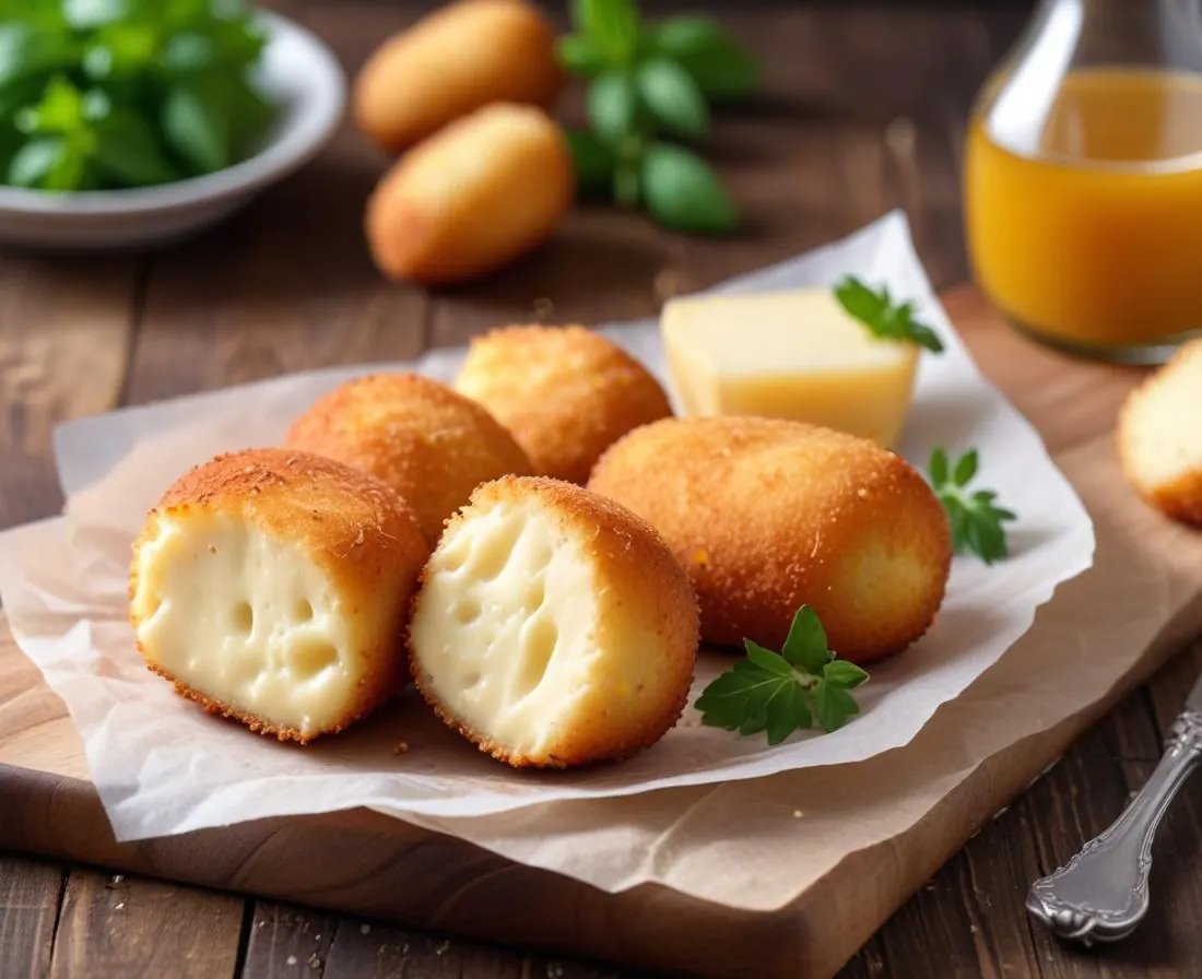 Croquettes de fromage au parmesan
