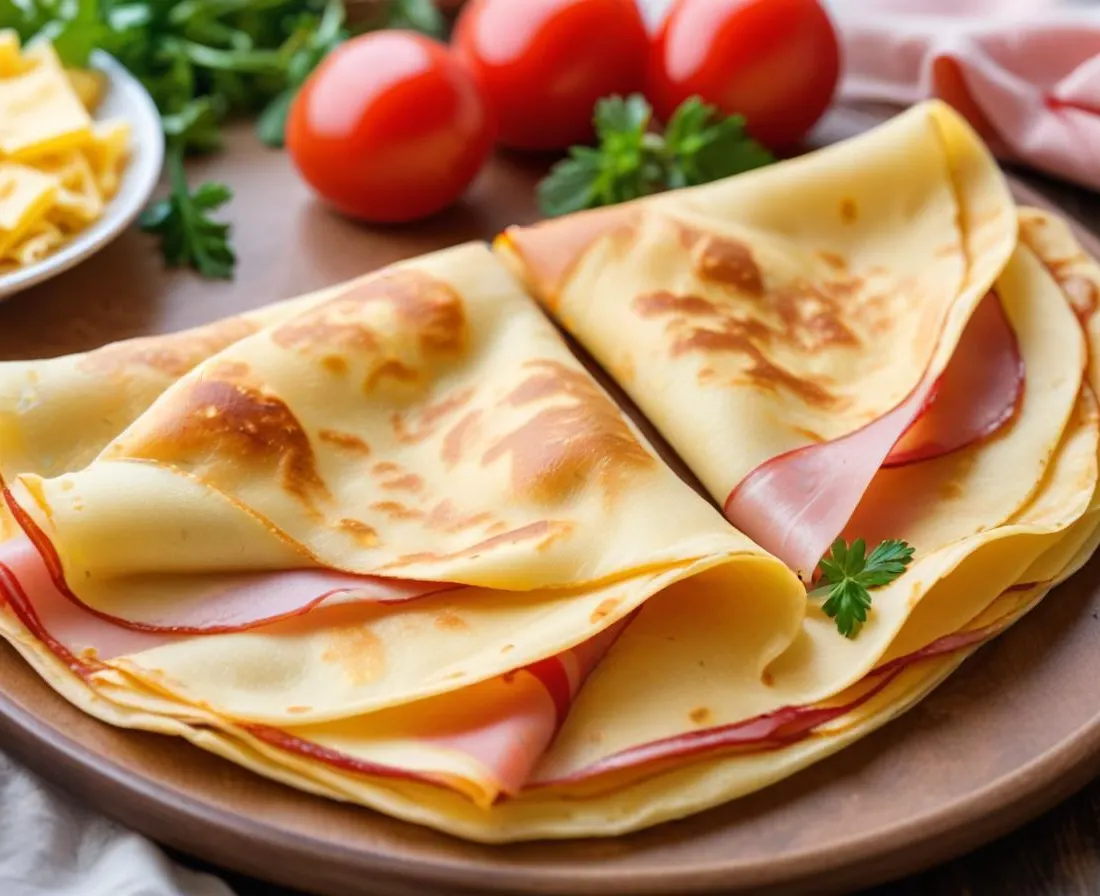 Crêpes Salées Jambon Fromage Faciles
