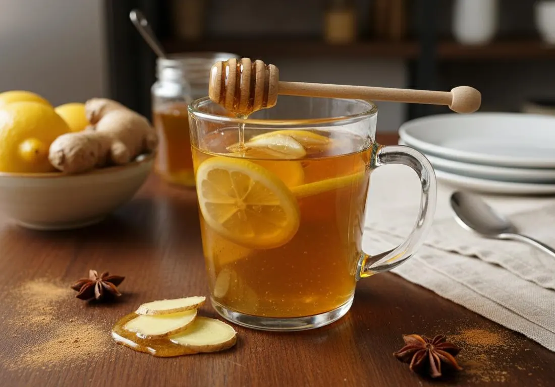 Élixir d'Hiver au Miel, Citron et Gingembre