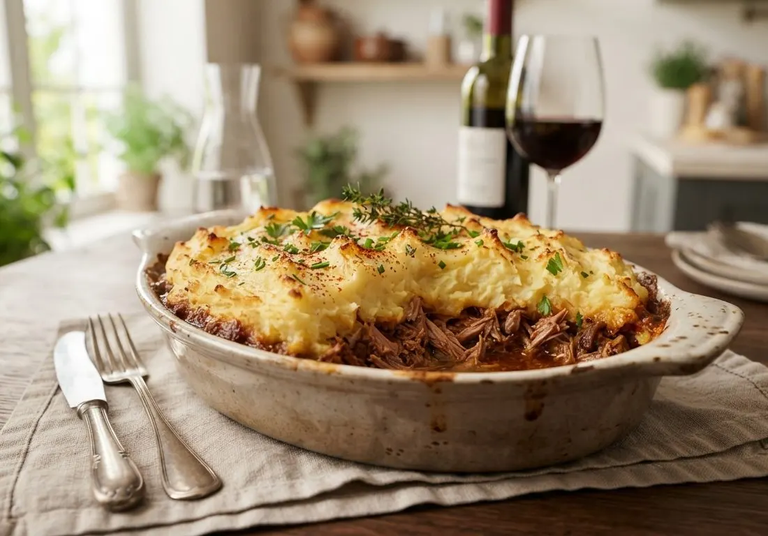 Hachis parmentier de canard