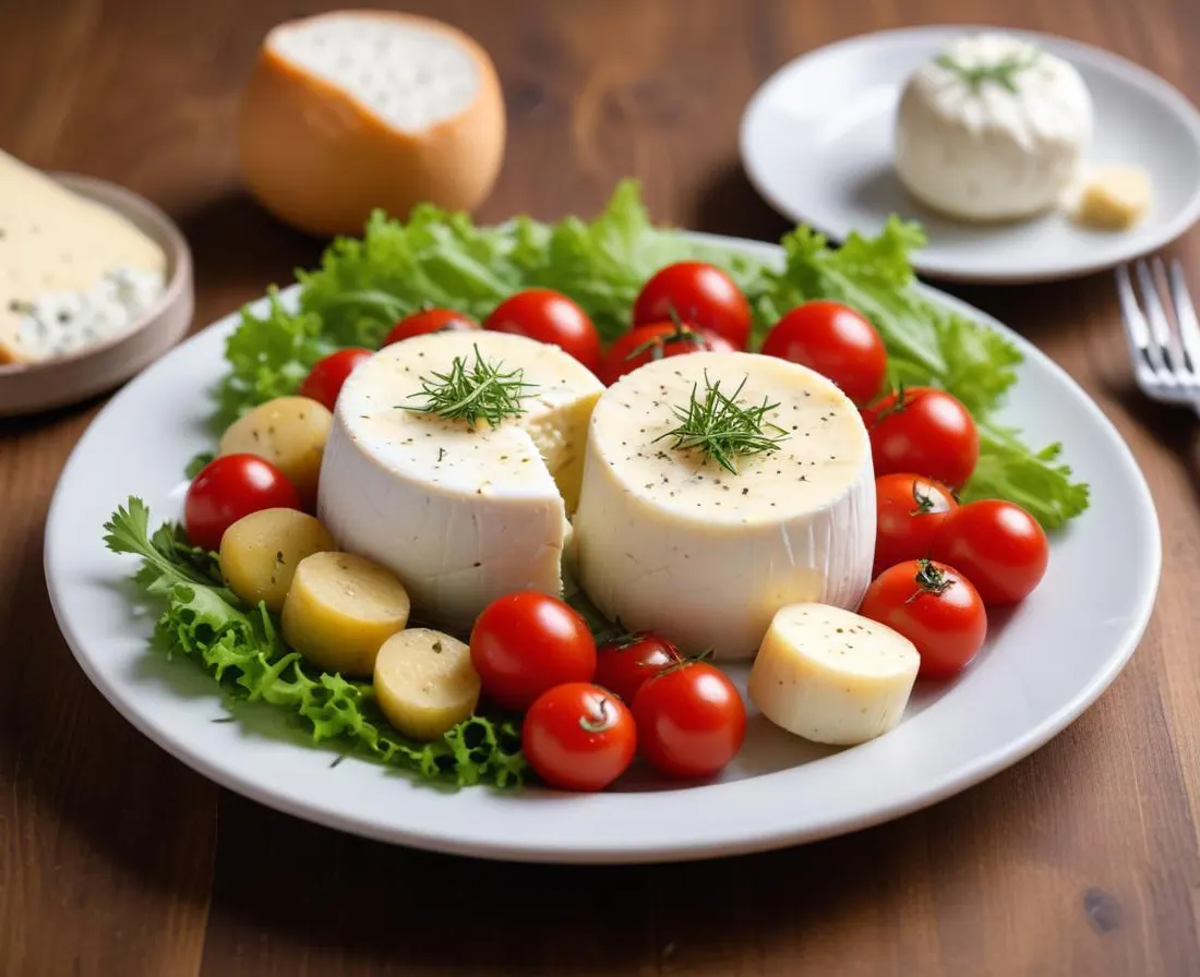 Radis farcis au fromage de chèvre et ciboulette