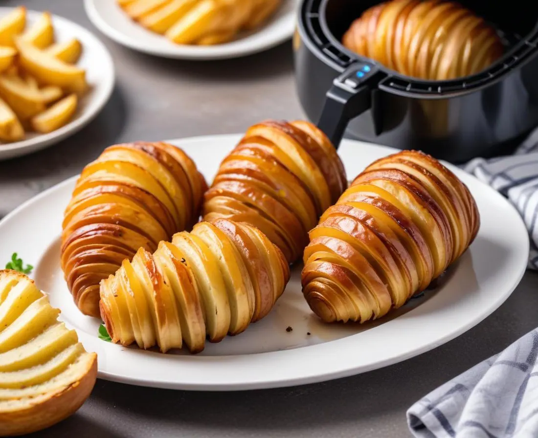 Pommes de terre Hasselback à l'Air Fryer
