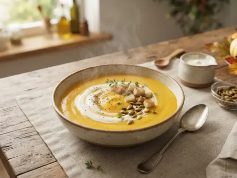 Velouté de potimarron, une recette de saison simple et savoureuse