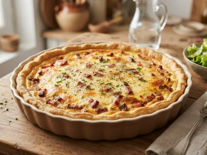 Quiche lorraine traditionnelle