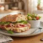 Sandwich au jambon cru et comté