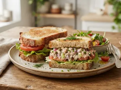 Sandwich thon et mayonnaise légère