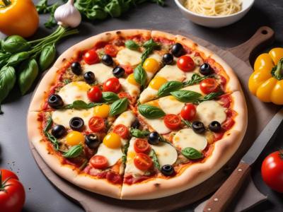 Pizza d'été aux légumes du soleil