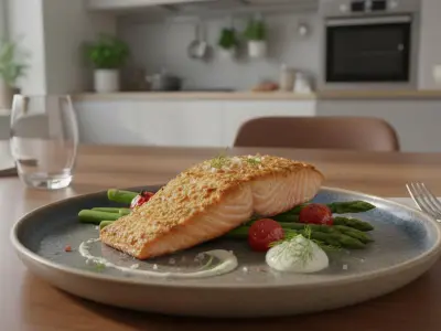 Pavé de Saumon Croustillant à l'Air Fryer